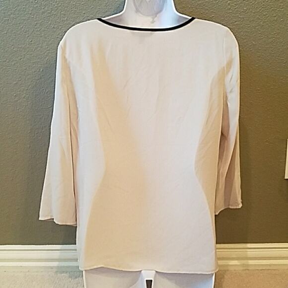 Express Chiffon Small Women's Blouse 3/4 Sleeves - Picture 5 of 7